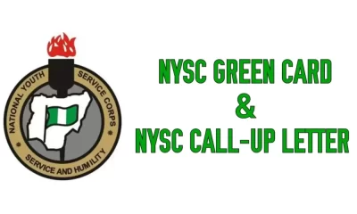 Difference between nysc green card and nysc call-up letter