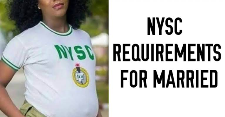 What documents do married women need for NYSC?